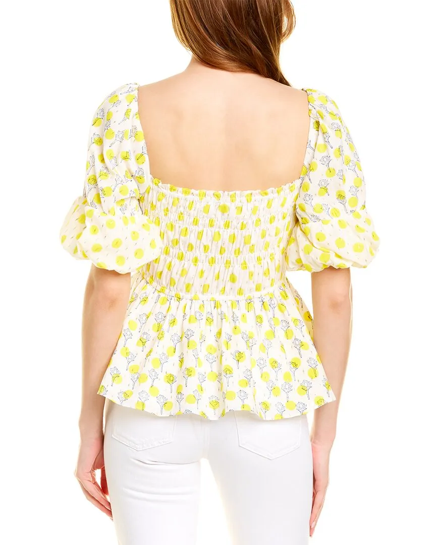 Ash & Eden Rucha Puff Sleeve Blouse