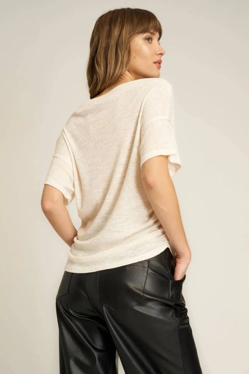 Clover Cowl Neck Tee