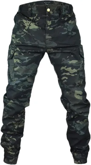 Man Tactical Camouflage Joggers Ripstop Cargo Pants Working Clothing Hiking Trousers Men's Streetwear