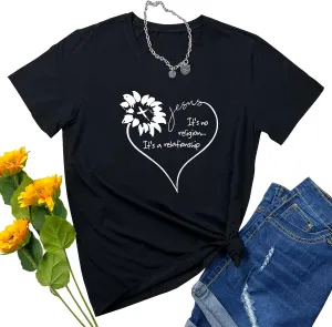 YITAN Women Graphic Tshirts Cute Tees Summer Clothes
