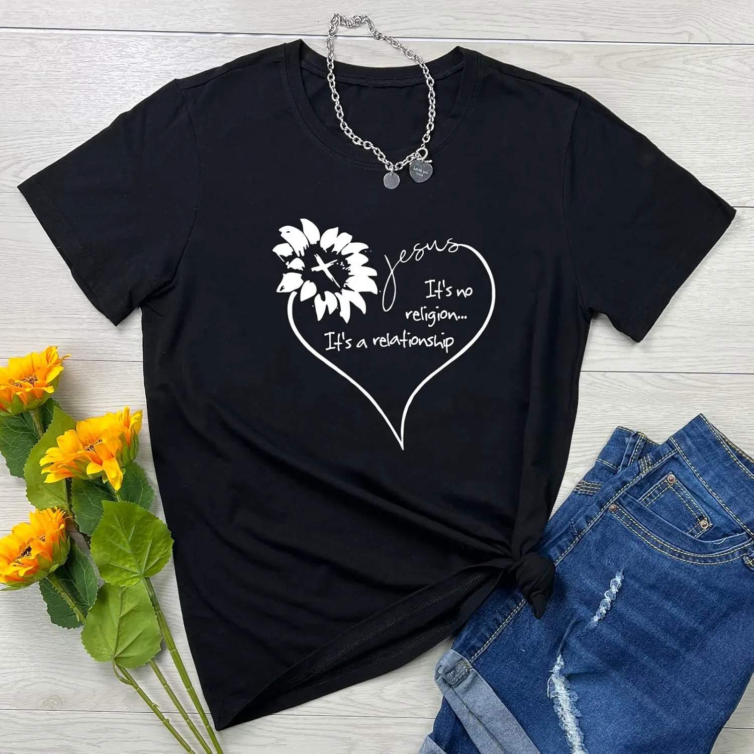 YITAN Women Graphic Tshirts Cute Tees Summer Clothes